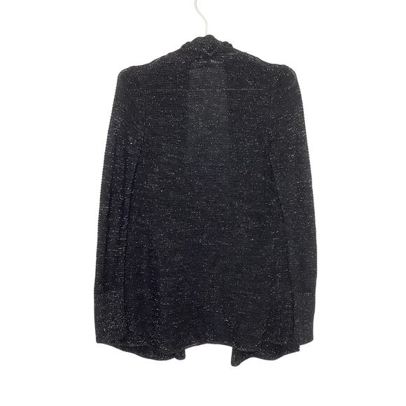 Gap Kids Black Silver Open Front Cardigan Sweater XL 12 - Picture 3 of 5